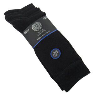 VINCE CAMUTO Men's SUPER SOFT Dress Socks 5-Pairs Black One Size